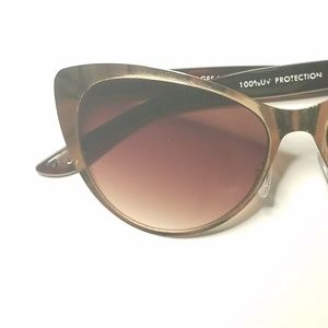 Gold Cateye Sunglasses